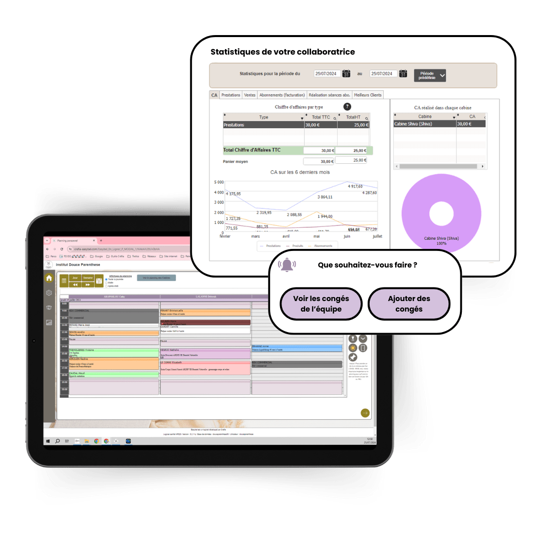 Visuel planning - Easybel